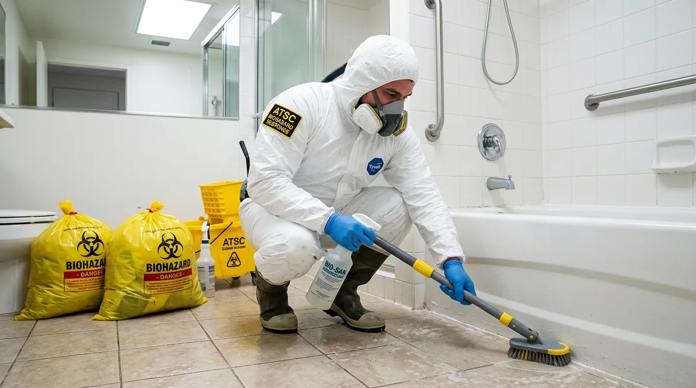 Decontamination equipment deployed for Blood Cleanup in Charles Village